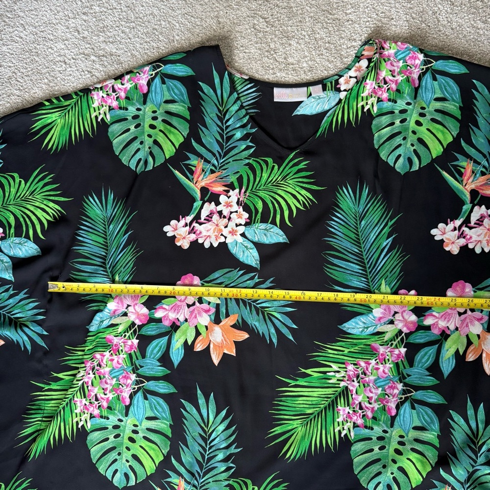 Belle by Kim Gravel Woven Aloha Poncho - Picture 6 of 13